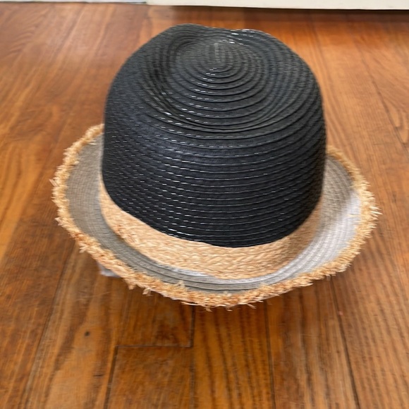 Magid hat fedora 100% paper natural black fringe edge - Picture 2 of 7